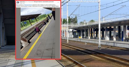 Zrobiła zdjęcie na dworcu. "To realne zagrożenie życia"