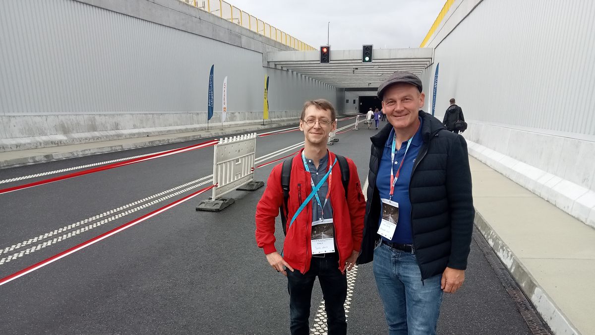 Po prawej dziennikarz Alexander Loew, z którym rozmawialiśmy w Świnoujściu