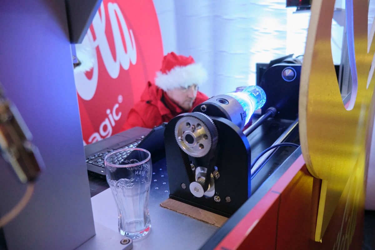 Ciężarówka Coca-Coli w Lublinie