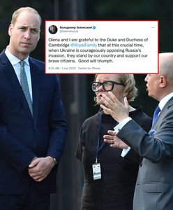 Prezydent Zełenski podziękował Williamowi i Kate. "Dobro zwycięży"