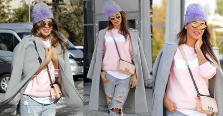 Edyta Górniak w czapce z woalką… (ZDJĘCIA)