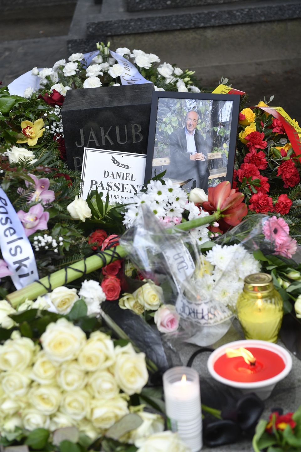 Znane osobistości na pogrzebie Daniela Passenta