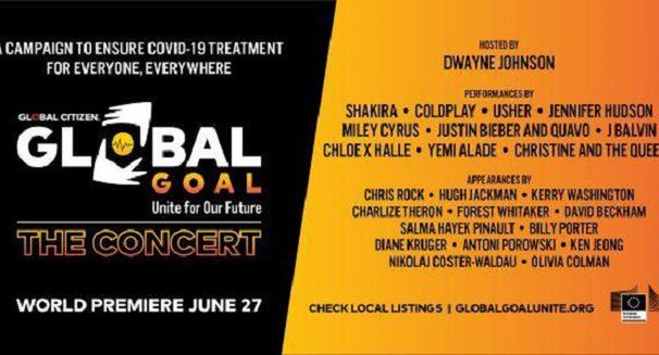 „Global Goal: Unite For The Future - The Concert” w MTV Polska