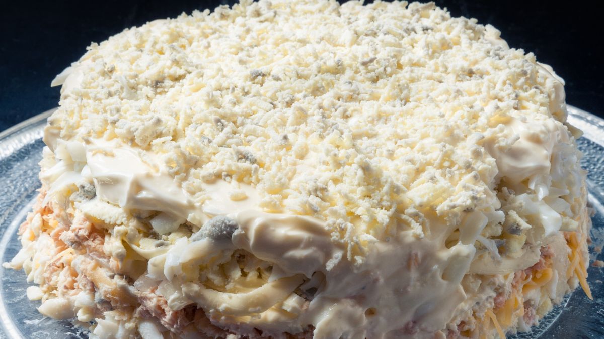 Sałatka góra śniegu