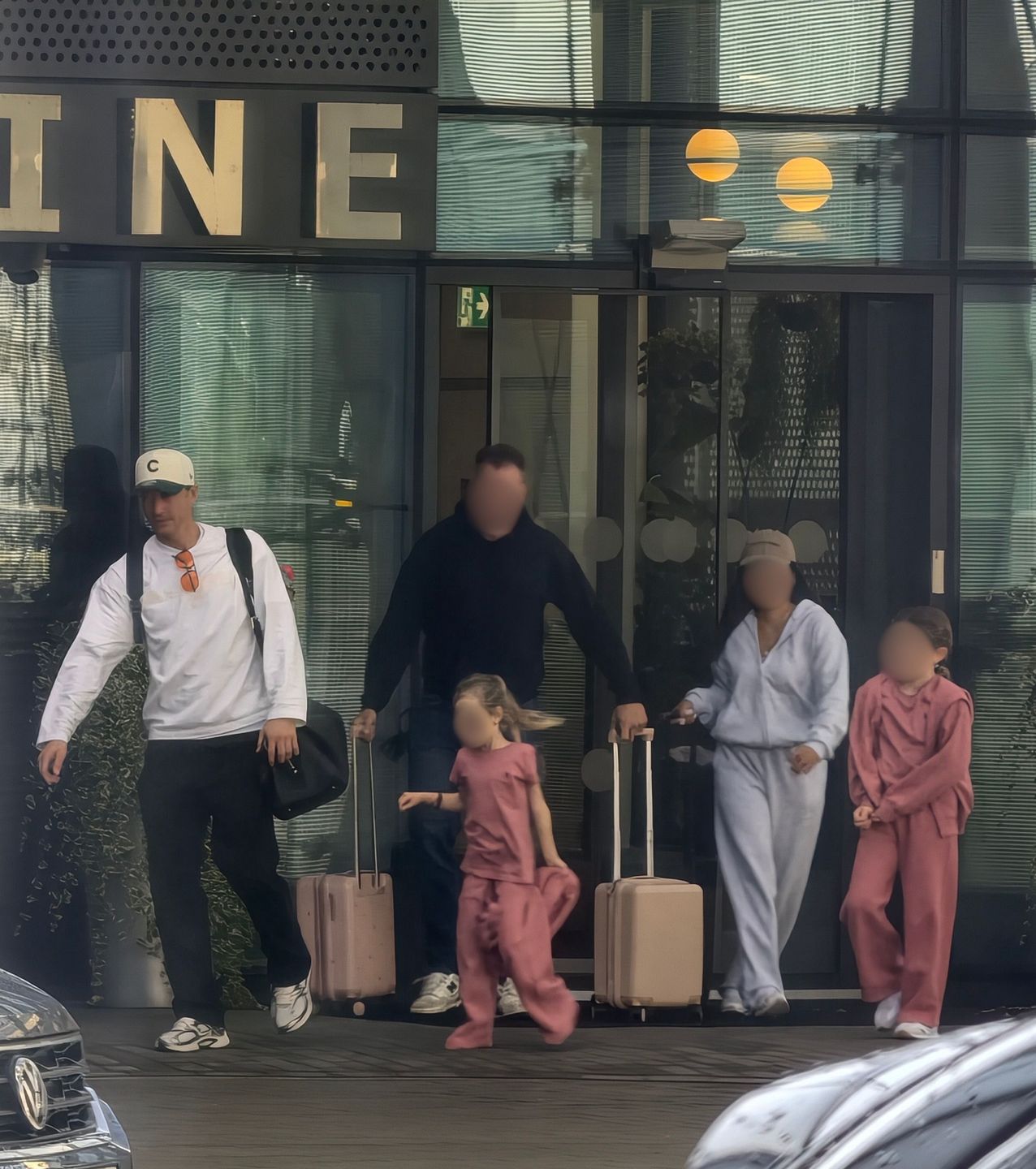 Robert Lewandowski z córkami
