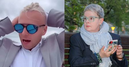 Równie odpalona Karolina Korwin Piotrowska pomstuje na odpalonego Skolima: "Mówi gostek, który cynicznie ciągnie kasę od samorządów. Co za DZBAN"
