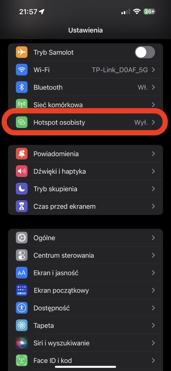 hotspot iphone