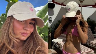 Angelika Mucha podbija USA i pręży smukłe ciało w różowym bikini