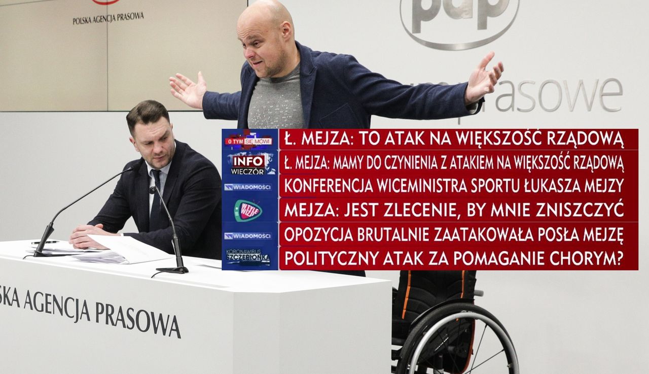 Cuda działy się nie tylko za stołem, ale i na paskach TVP. Paskowy miał ręce pełne roboty