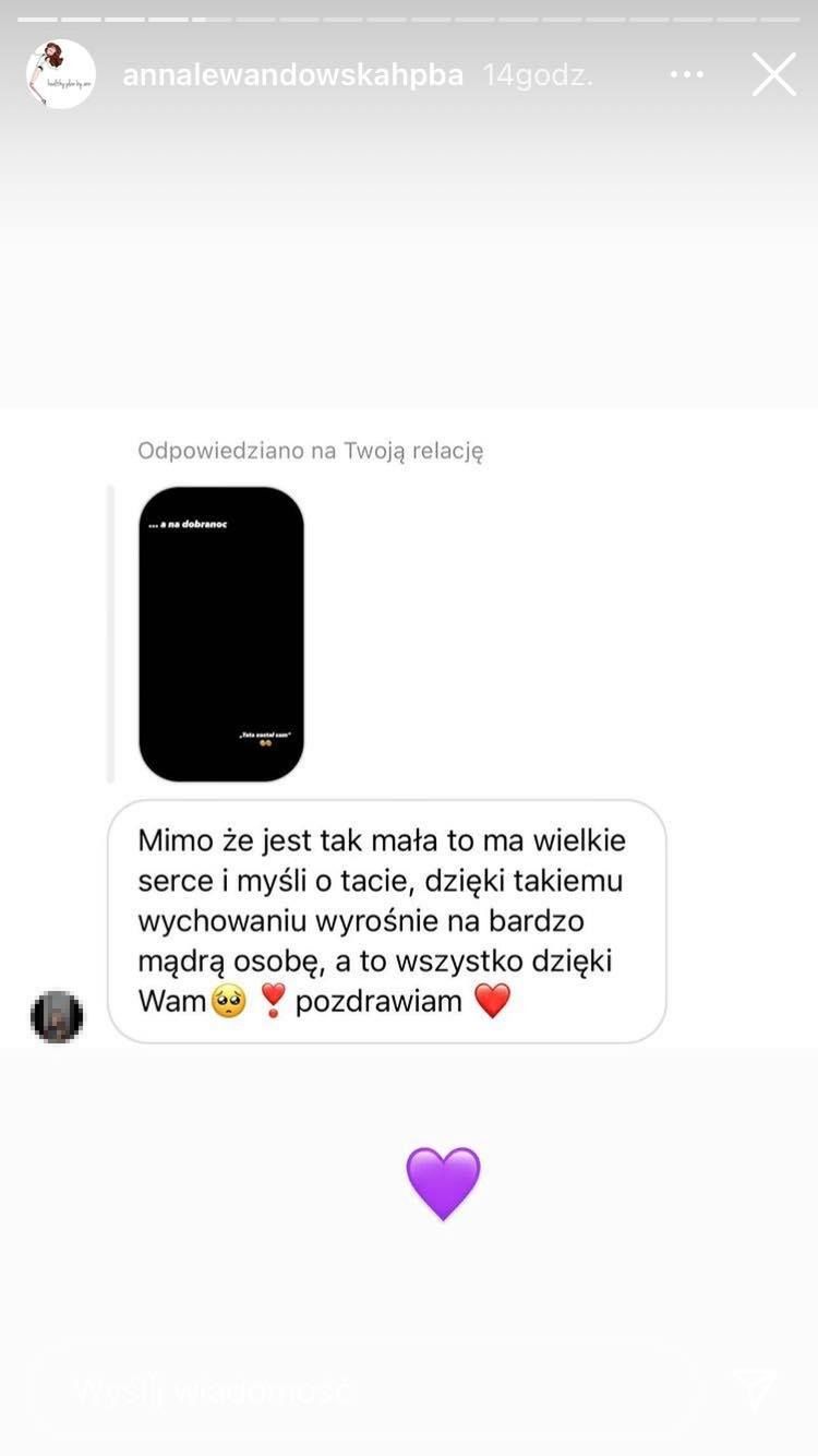 Reakcja na nagranie Klary Lewandowskiej