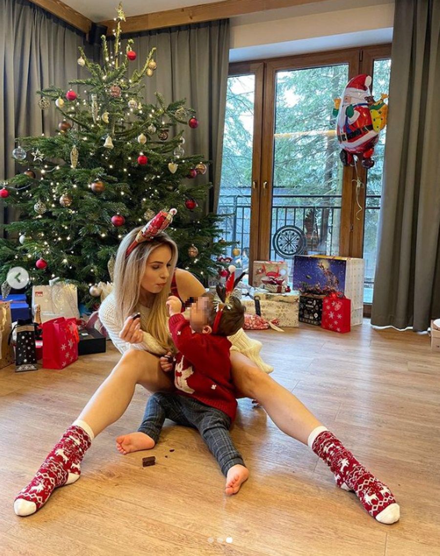 Święta u Izabeli Janachowskiej (Instagram)