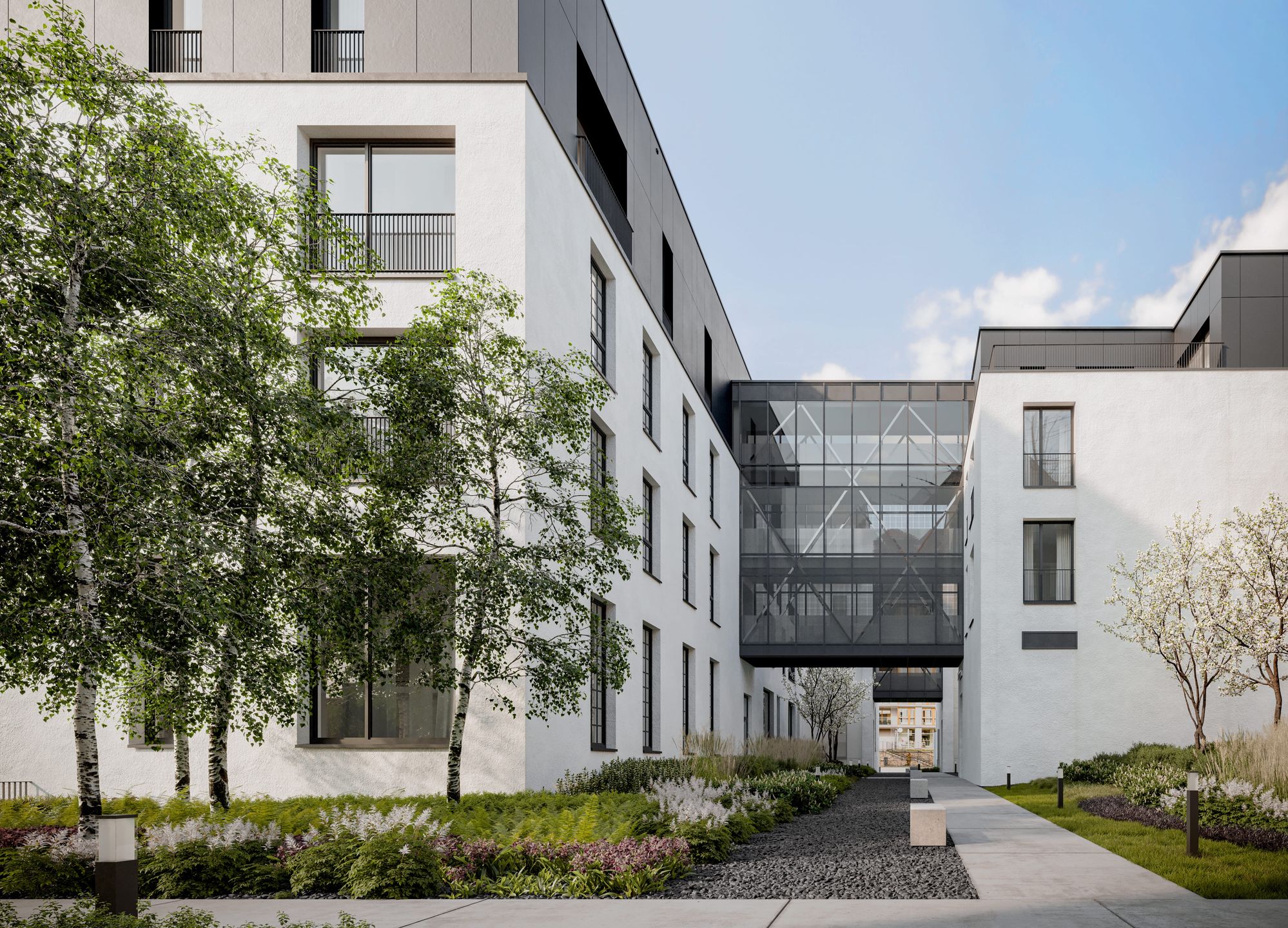 Kamienna 28 - wizualizacja inwestycji ACCIONA  realizowanej w Gdańsku