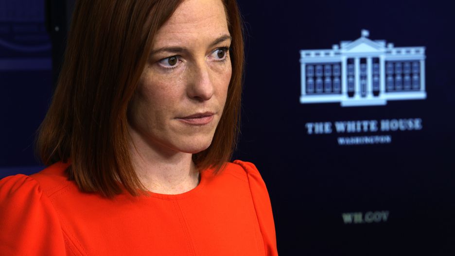 WASHINGTON, DC - JANUARY 21: White House Press Secretary Jen Psaki speaks during a press briefing at the James Brady Press Briefing Room of the White House January 21, 2021 in Washington, DC. Psaki held her second press briefing since President Joe Biden took office yesterday. (Photo by Alex Wong/Getty Images)