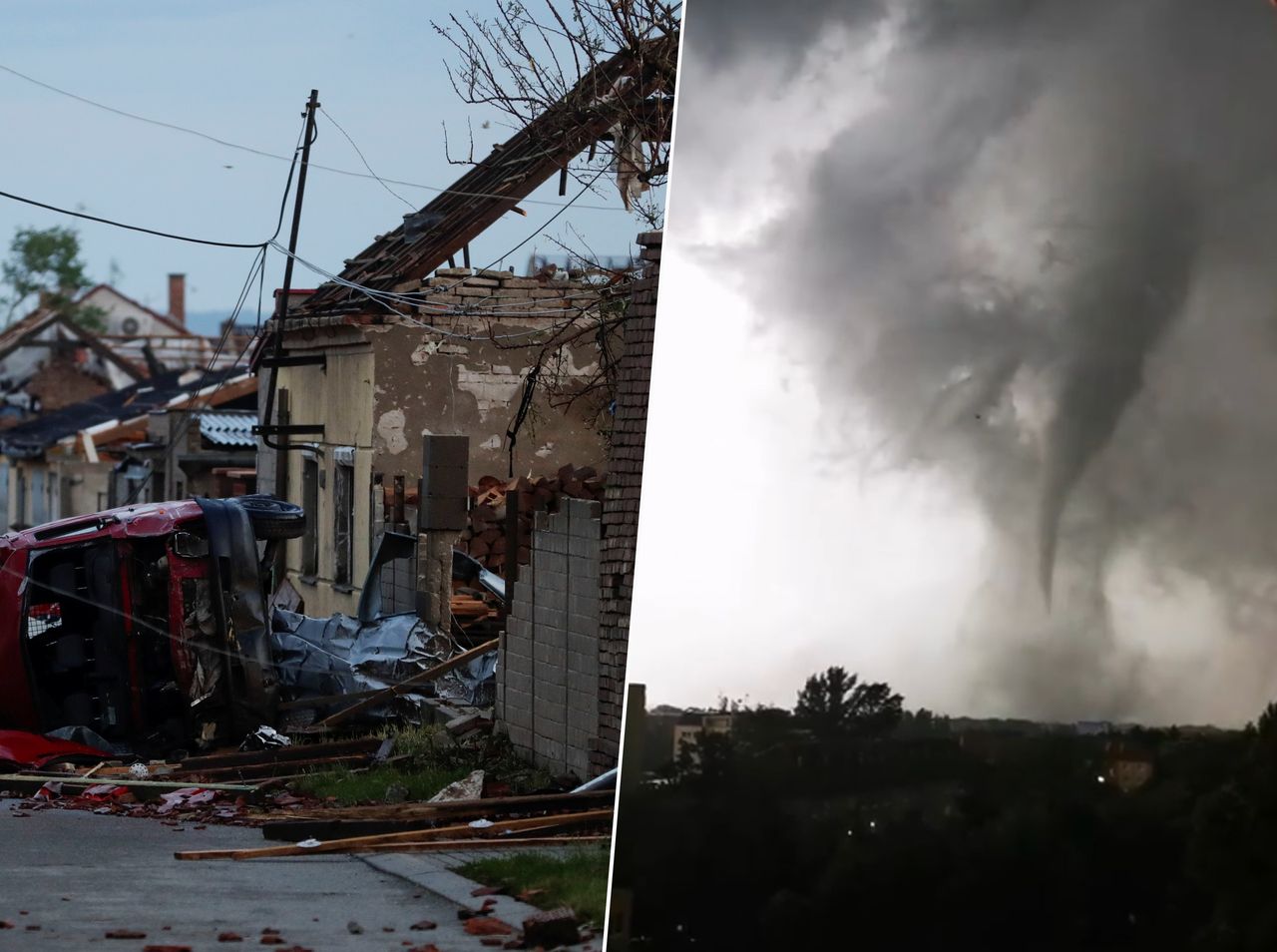 Tornado w Czechach. Olbrzymie zniszczenia i dwustu rannych. "To piekło"