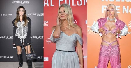 PUDELEK OCENIA. Modowe sukcesy i porażki tygodnia: eteryczna Małgorzata Kożuchowska, Caroline Derpienski z "bielizną" na wierzchu