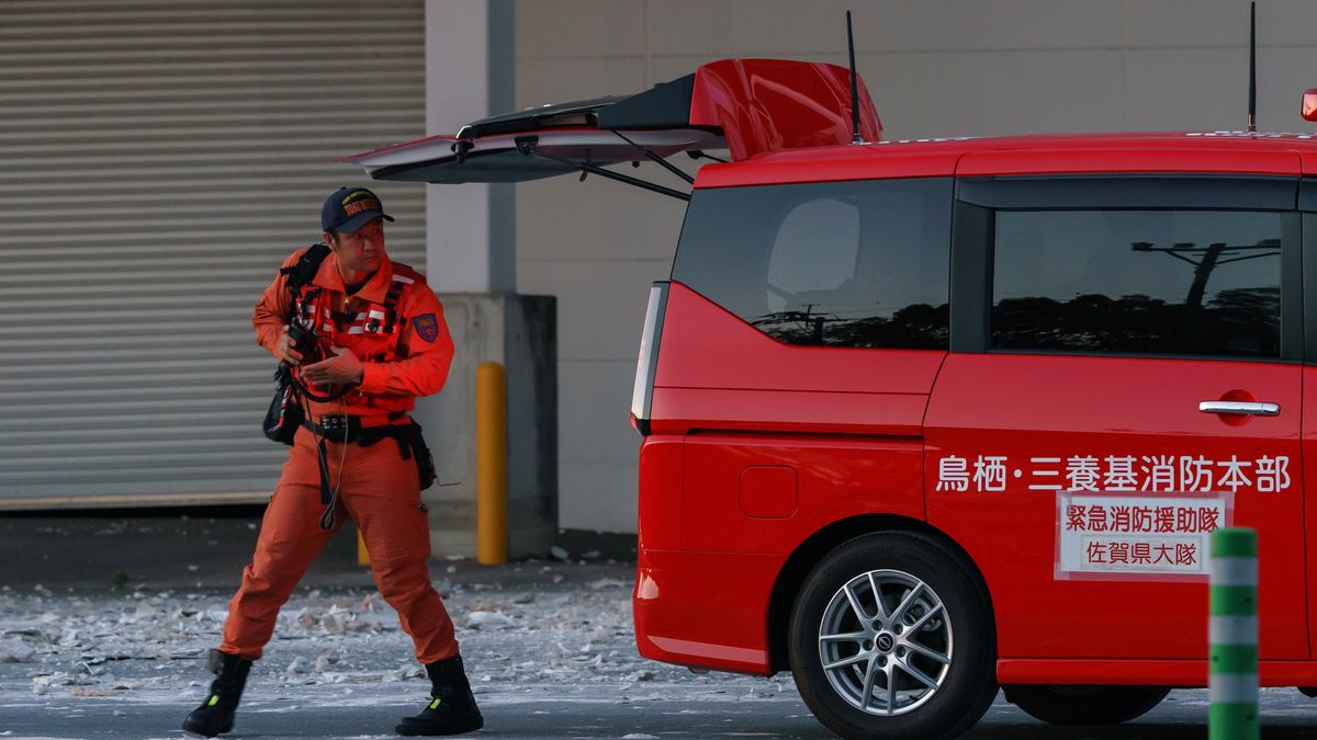 Magnitude 7.1 Earthquake Hits Southern Japan
KUMAMOTO, JAPAN - JULY 30: A firefighter works at Aeon Mall Kumamoto which was damaged by an explosion following an earthquake at night on July 30, 2026 in Kashima, Kumamoto Prefecture, Japan. A magnitude 7.1 earthquake struck Kumamoto Prefecture in Japan's Kyushu region on Tuesday, July 28. At least 34 people have been confirmed dead. (Photo by Tomohiro Ohsumi/Getty Images)
Tomohiro Ohsumi