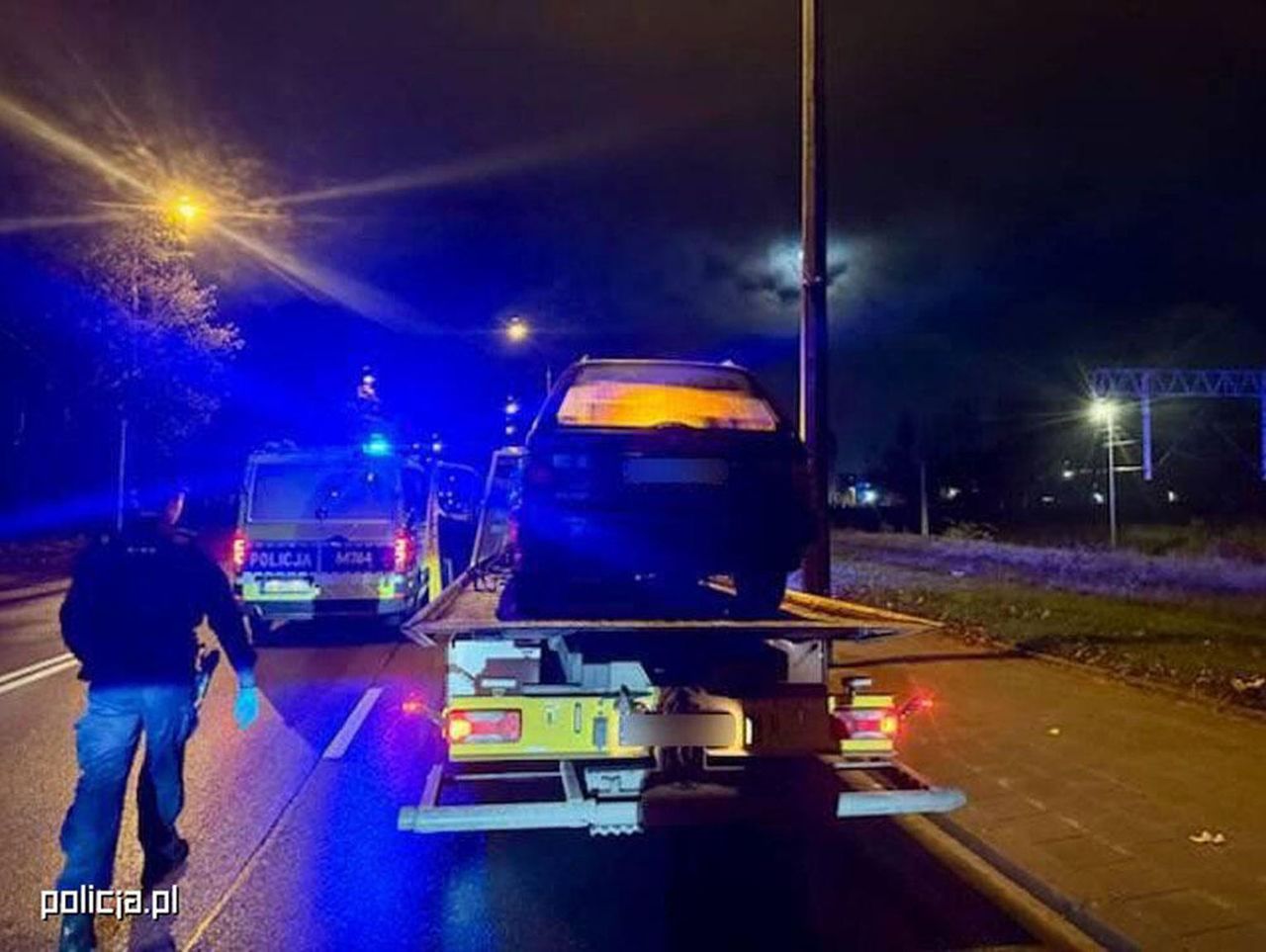 Białystok: Pijany kierowca próbował uciec policji. Nocny pościg ulicami miasta