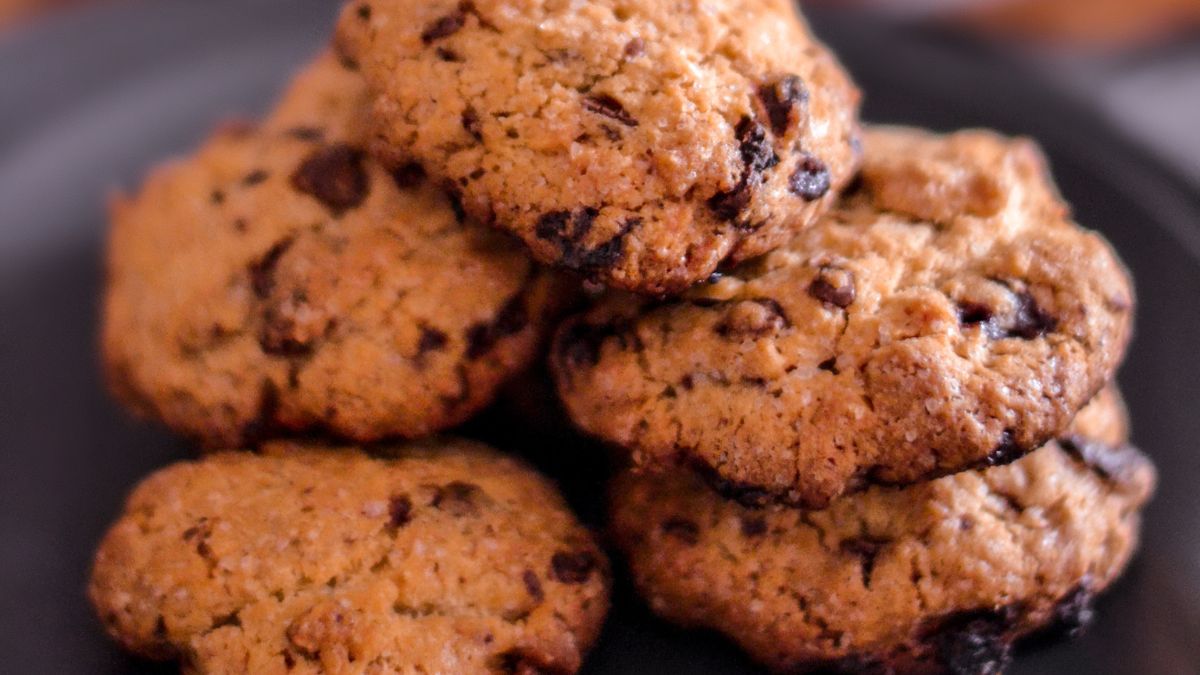 Ciastka owsiane z czekoladą są gotowe w 20 minut