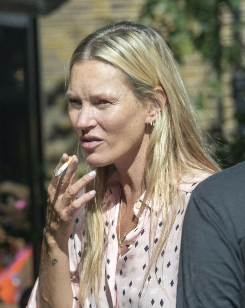 Kate Moss bez makijażu