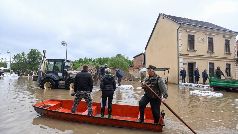 Hrvatska Kostajnica to jedno z miast, które zostały najbardziej poszkodowane w chorwackich powodziach.