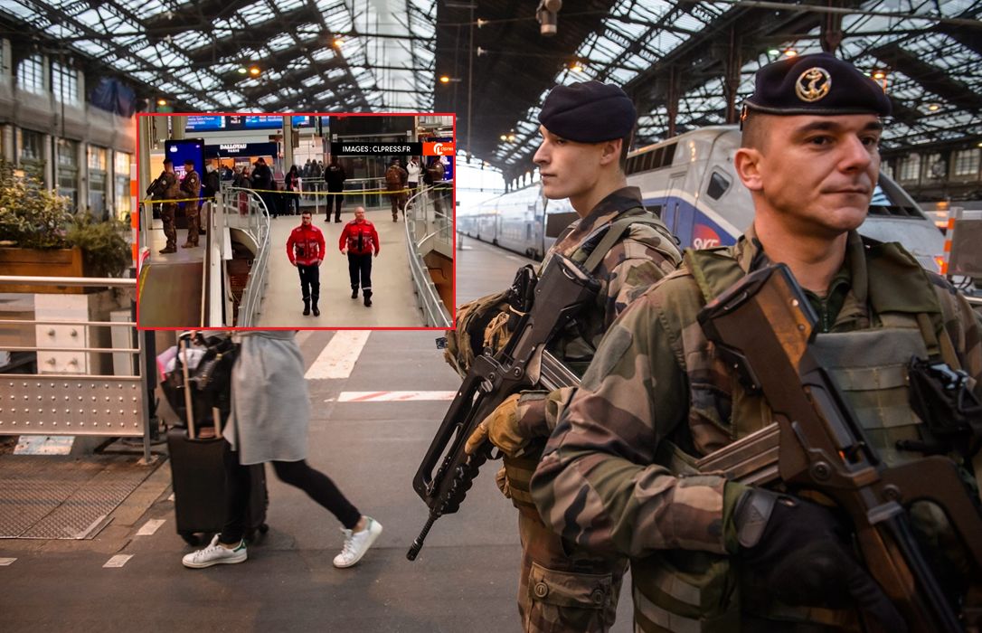 Knife attack at Paris' Gare de Lyon train station leaves three injured