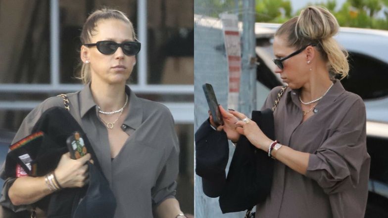 Anna Kournikova z ciążowym brzuszkiem w Miami