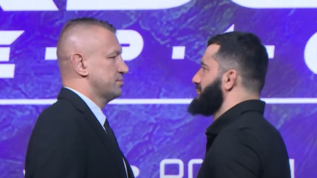 Na zdjęciu: Tomasz Adamek i Mamed Chalidow