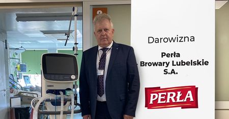 Dwa respiratory od Browaru Perła dla szpitali w regionie