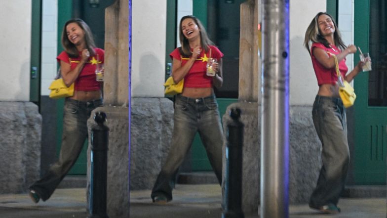 Julia Wieniawa "przyłapana" na nocnej schadzce u boku tajemniczego mężczyzny