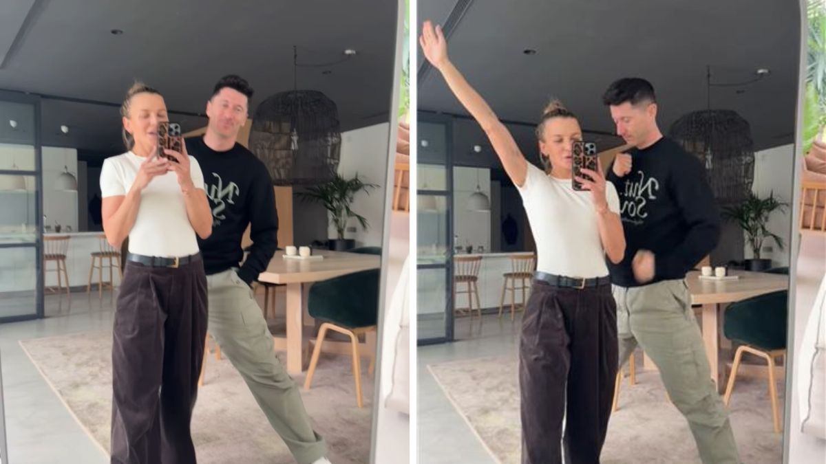 Lewandowscy dokazują przed lustrem 