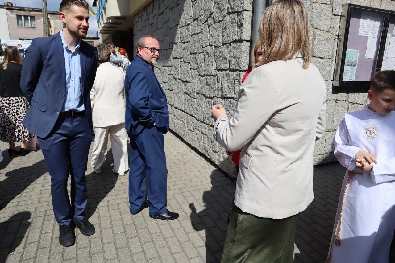 Uroczystość Pierwszej Komunii Świętej w parafii pw. św. Józefa w Lesznie