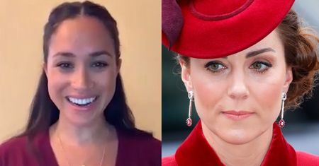 Meghan Markle zaskoczyła fankę podczas wideokonferencji. Internauci: "Akurat w dniu ROCZNICY ŚLUBU Kate i Williama"