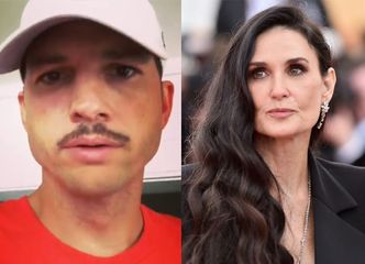 Demi Moore wyznaje, że Ashton Kutcher fotografował ją, gdy była kompletnie pijana: "Leżałam z głową w sedesie"