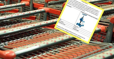 Auchan wycofuje hulajnogę. Może zagrażać dzieciom
