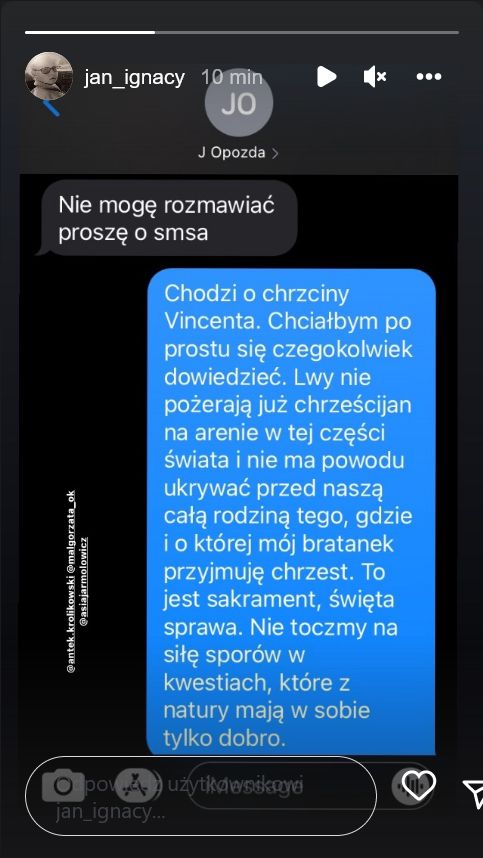 Joanna Opozda przerywa milczenie i UDERZA w Antka Królikowskiego