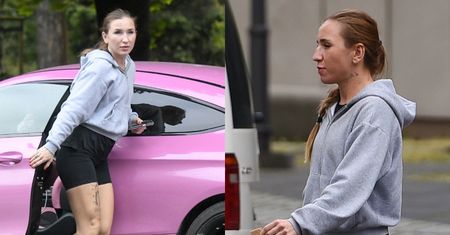 Cała na sportowo Marta Linkiewicz pędzi do urzędu różową strzałą za 130 TYSIĘCY złotych