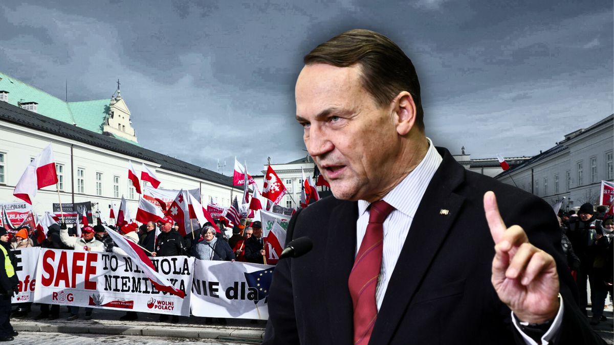 Sikorski zareagował na protest ws. programu SAFE