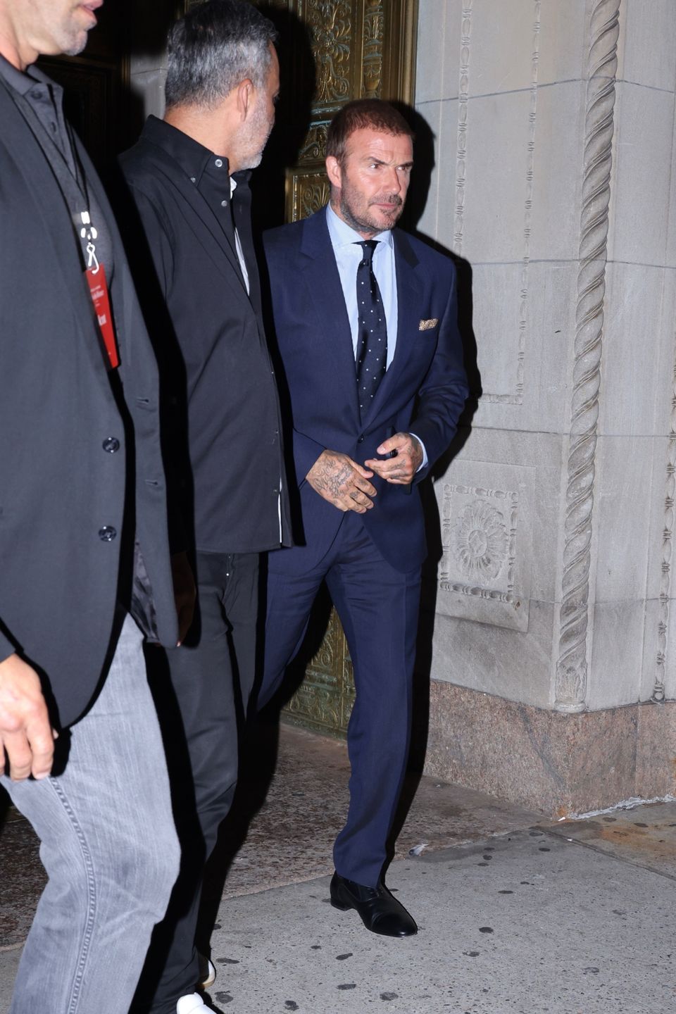 David Beckham na imprezie w Nowym Jorku