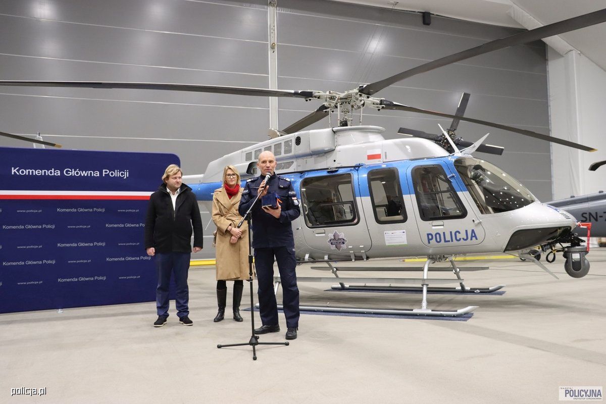 Śmigłowiec Bell-407GXi polskiej policji