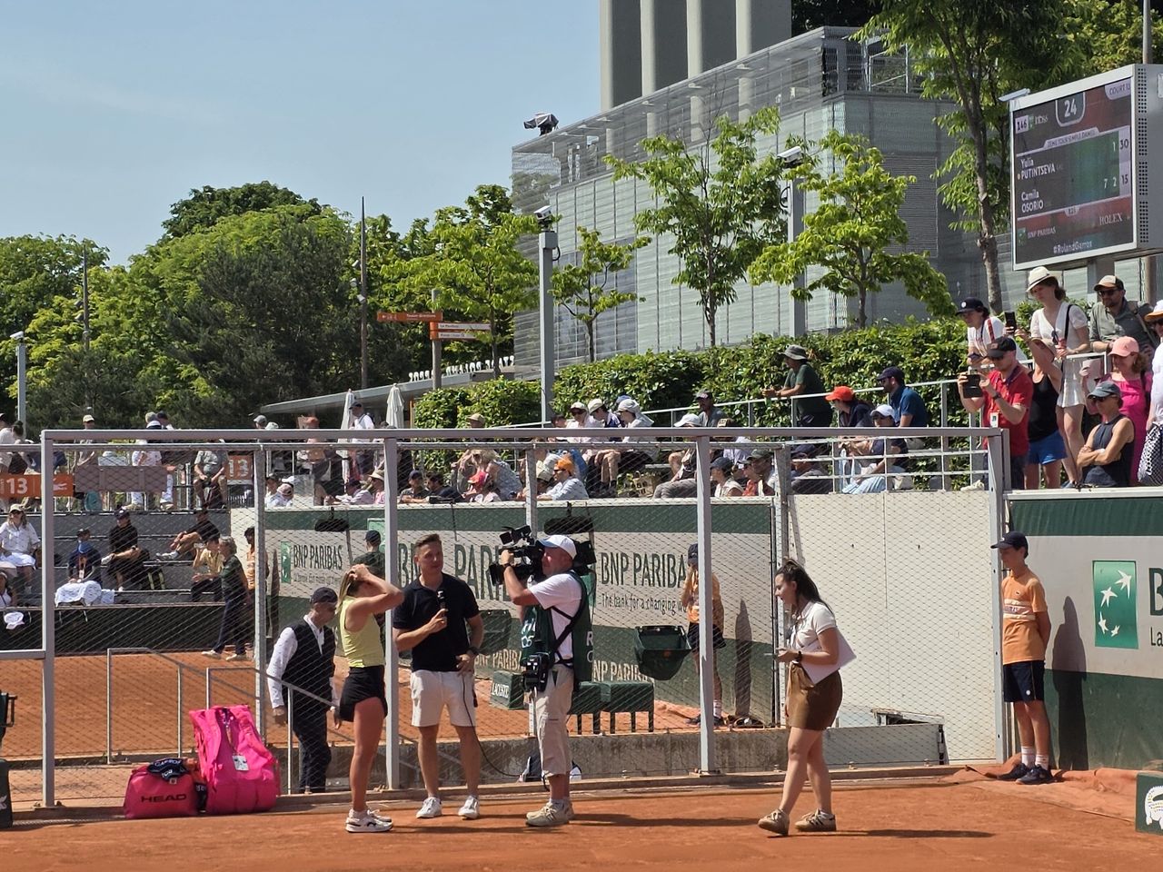 Mecze na kortach Roland Garros