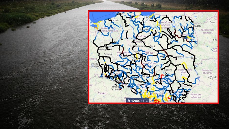 Zagrożenie powodziowe w Polsce. Kilka rzek przekroczyło  stany