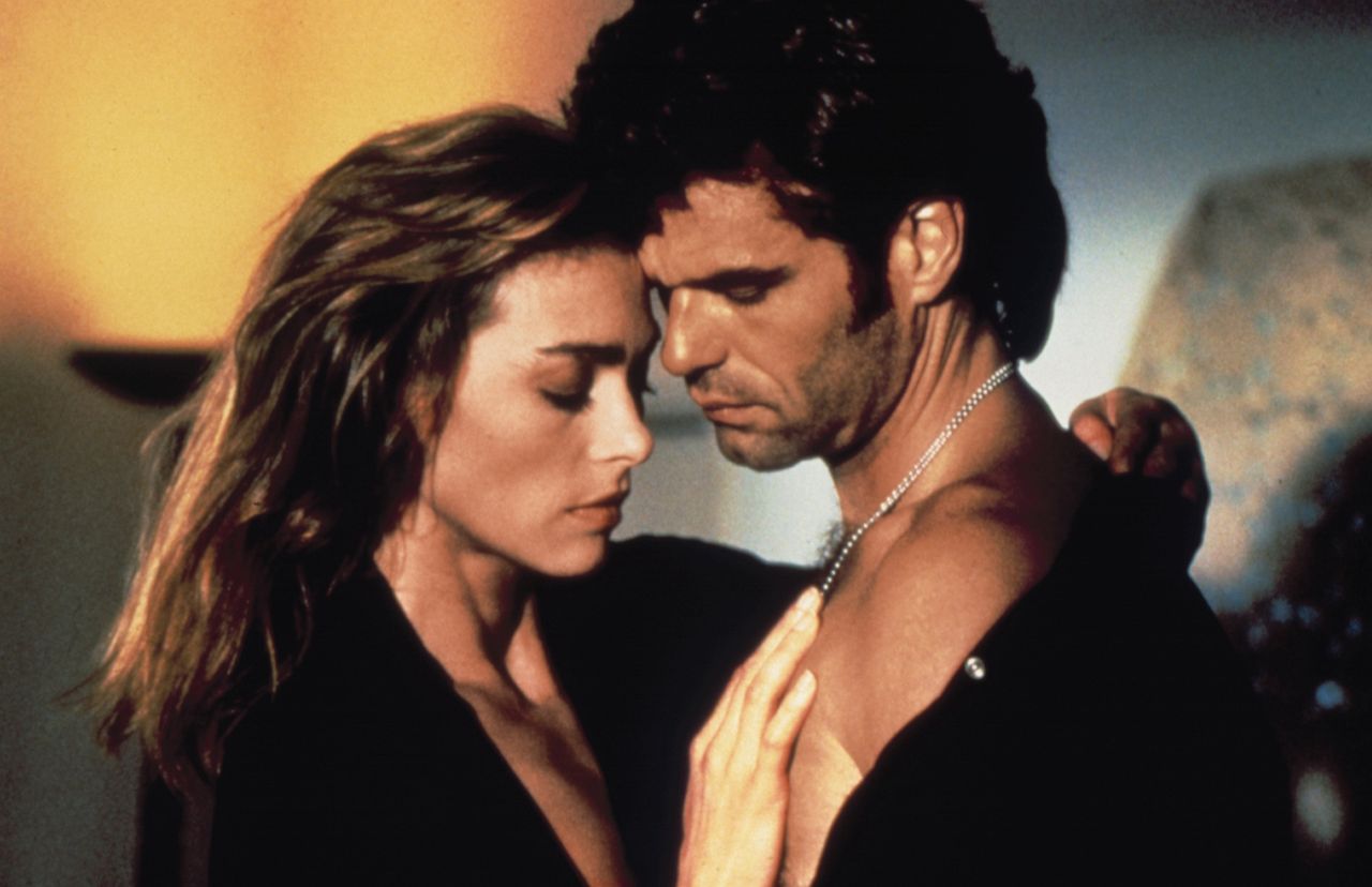 Joanna Pacuła i Harry Hamlin