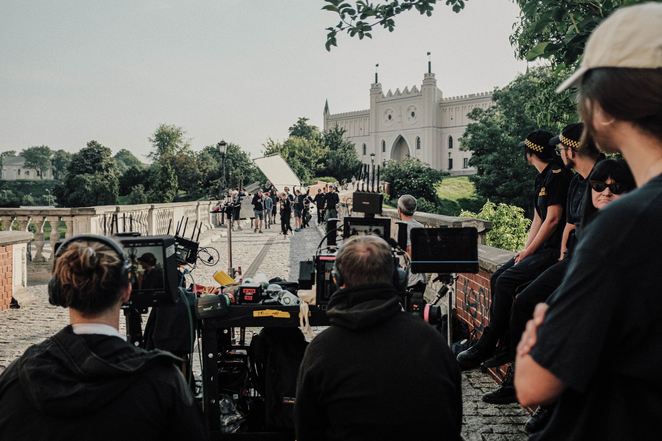 Na planie filmu "Prawdziwy ból" w Lublinie