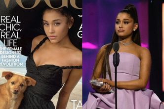 Wyretuszowana Ariana Grande mruży oczy na okładce "Vogue". Fani: "Kim jest ta kobieta?"