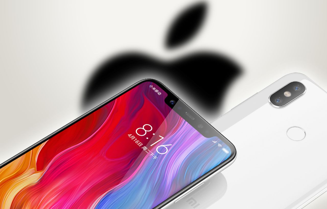 Xiaomi Mi 8 i iPhone X: 8 rzeczy, które Chińczycy zerżnęli od Apple'a