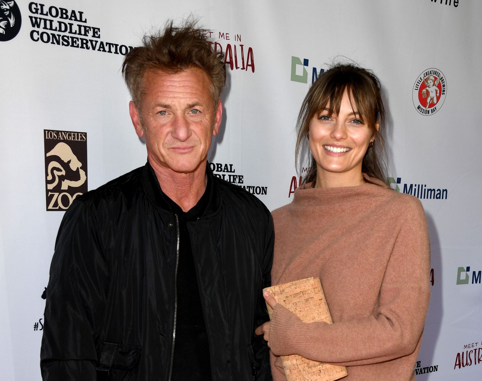 Sean Penn z Leilą George