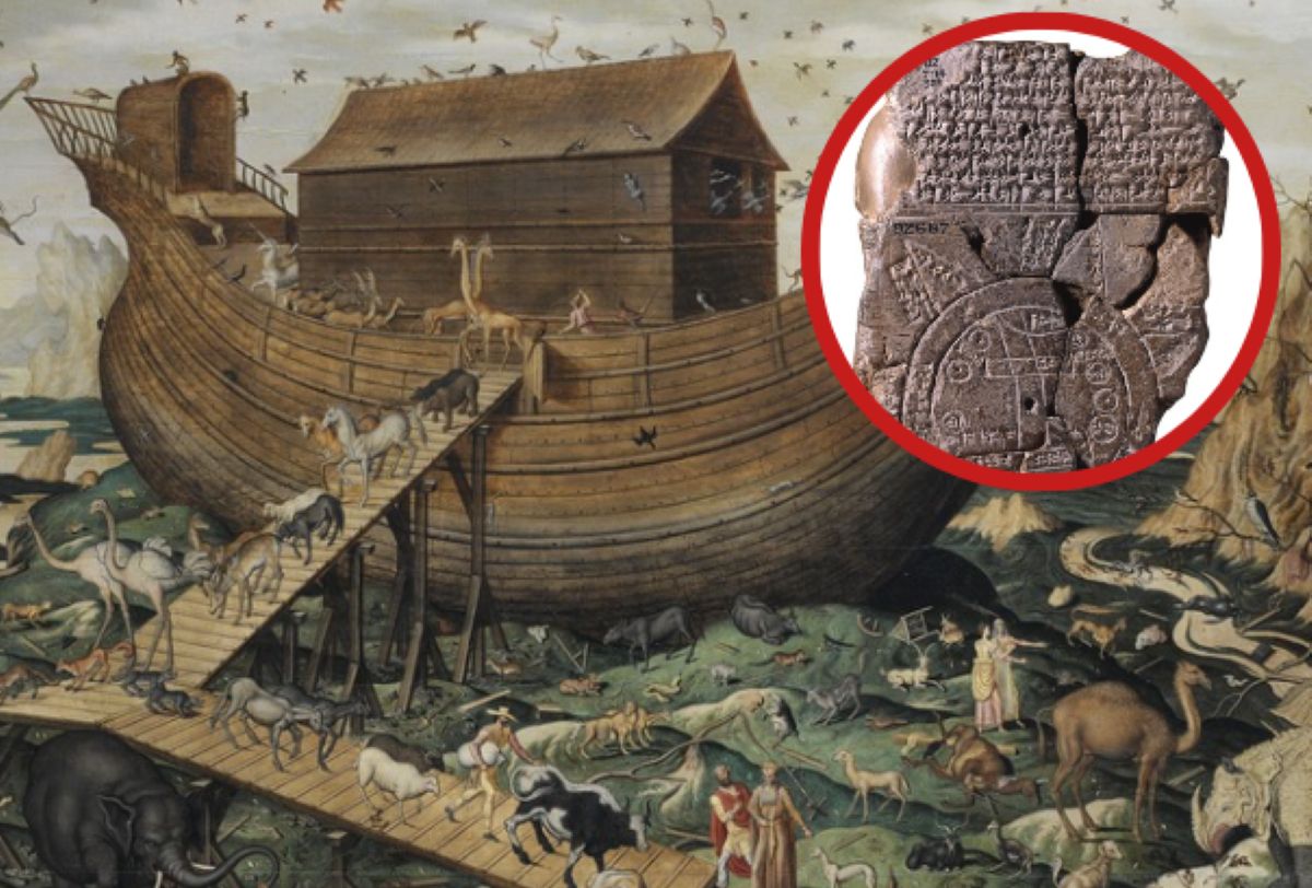 Imago Mundi indicates the location of Noah's Ark?