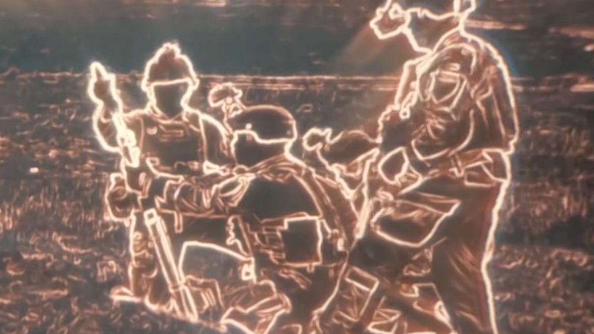 Obraz z noktowizora ENVG-B