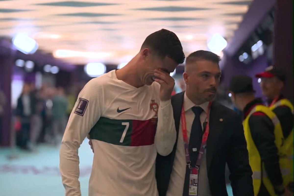 Łzy płyną po policzkach. Na Ronaldo patrzył cały świat! To koniec