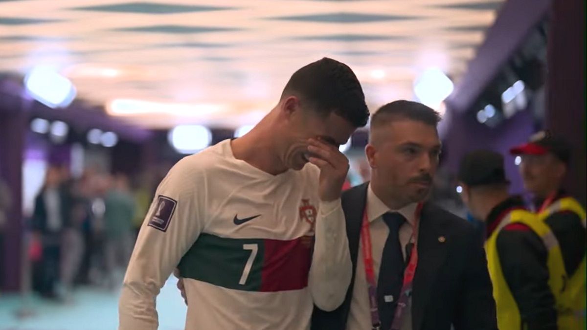 Cristiano Ronaldo był kompletnie załamany. Piłkarz nie dał rady powstrzymać łez